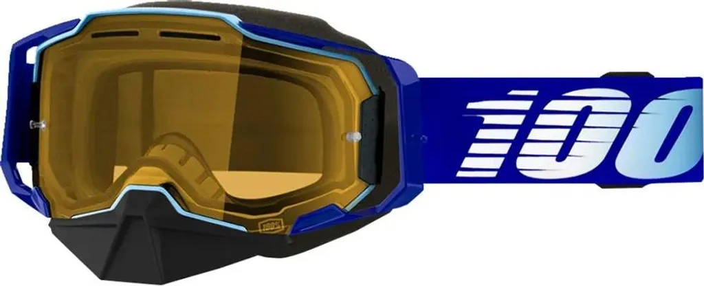 Masque de cross 100% Armega Sn Royal Yl pour compétition enduro