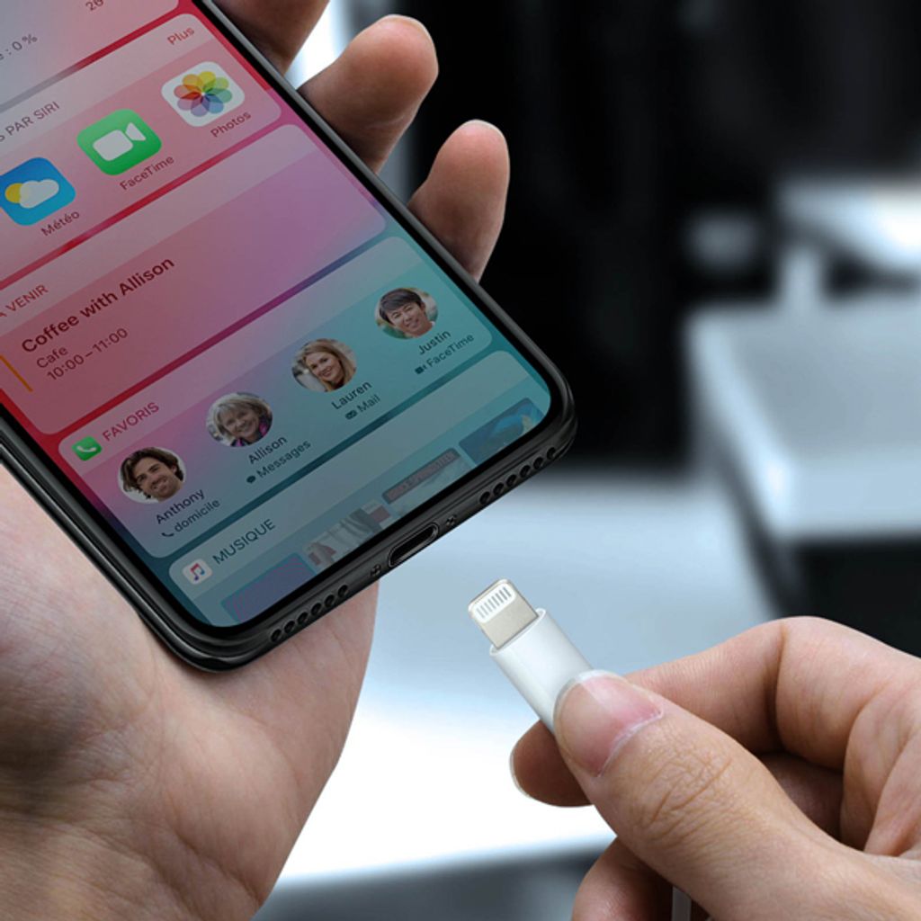 Apple MX0K2ZM/A Lightning kábel 1 m biely Obrázok produktu 4
