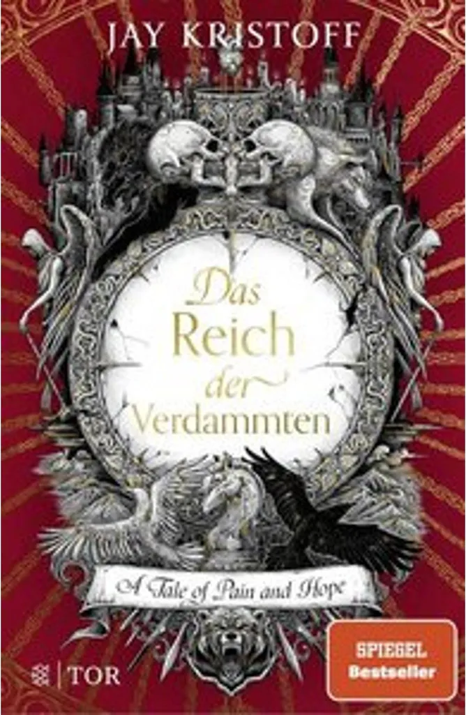 Livre de fantasy Das Reich der Verdammten, édition collector cartonnée