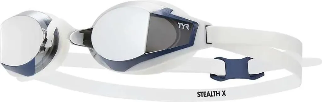Lunettes de natation compétition TYR Stealth-X Miroir Argent One Size