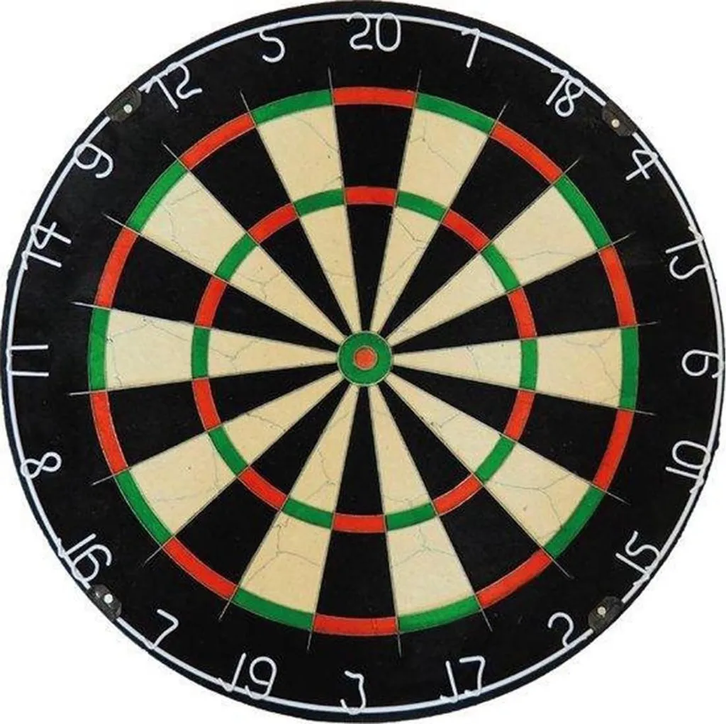 Cible de fléchettes Masterdarts Classic anti-rebond en sisal dense