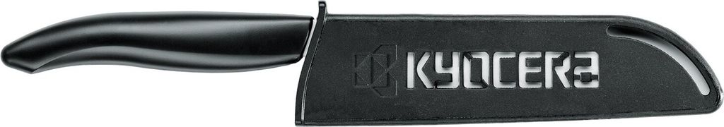 KYOCERA Klingenschutz für Keramikmesser, für Klingen von 11,5 - 13 cm, Messerschutz ohne Messer, Kunststoff, Schwarz, Messer Schutzhülle für K...