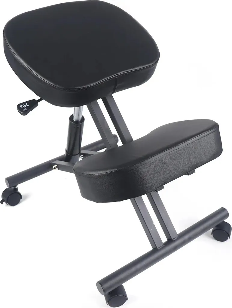 Siège ergonomique contre le mal de dos réglable en acier 100 kg max