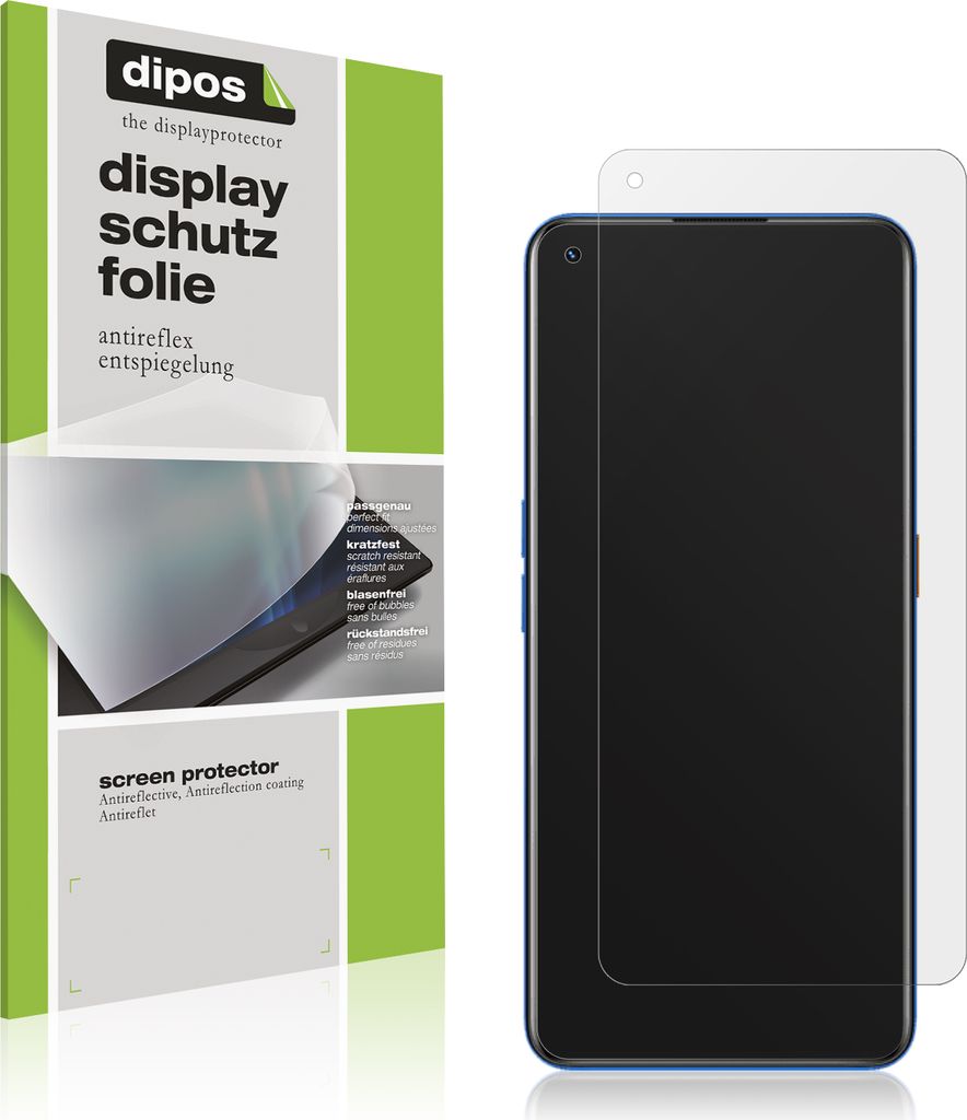 2x Schutzfolie für Realme GT NEO 3T matt Displayschutzfolie Folie Display Schutz dipos