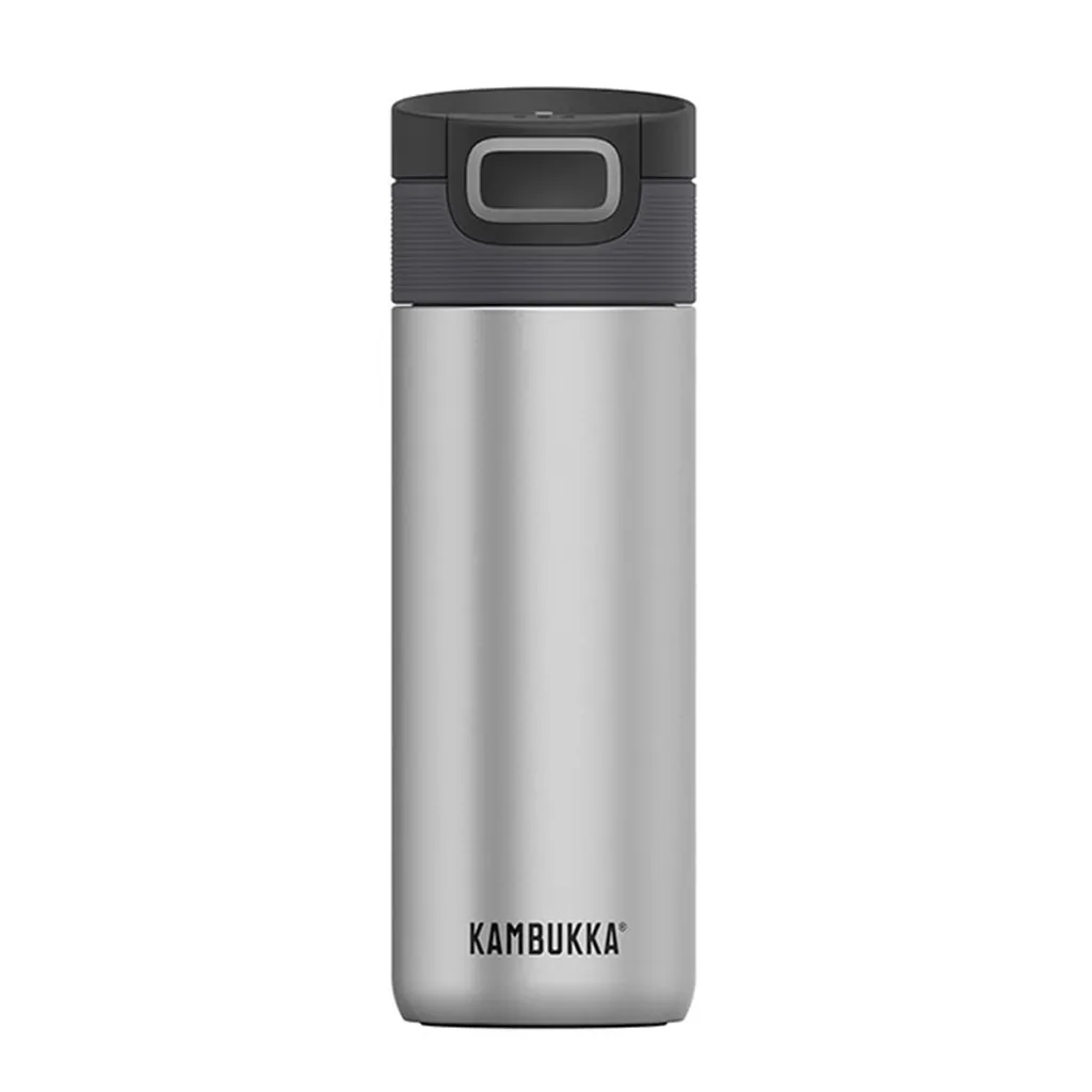 Kambukka Etna 500ml Silver Glossy - Gobelet Isotherme en Acier Inox