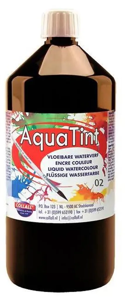 Peinture à l'eau Collall Noir 1000ml lavable et haute couvrance enfant