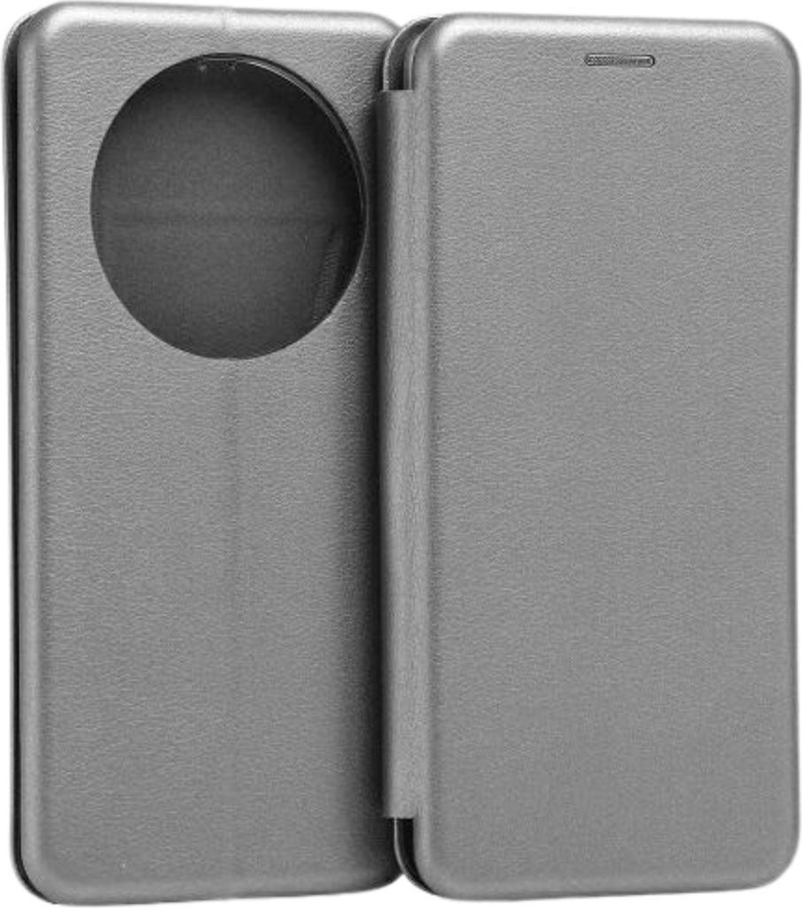 Beline Book Magnetic Honor Magic5 Pro Hülle Stahl/Stahl Schutzhülle