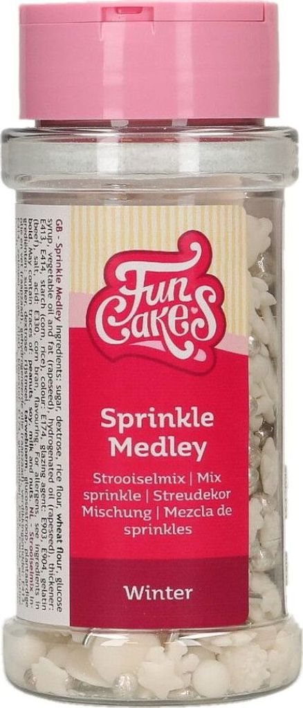 FunCakes Sprinkles-Mix Streuselmischung Winter 50 g