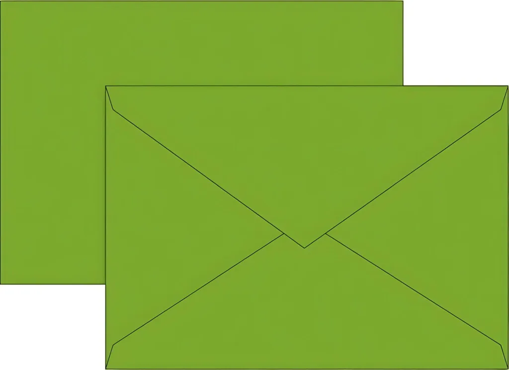 Enveloppe B6 Vert Clair BRUNNEN 105125650 : Opacité et Tenue Garantie