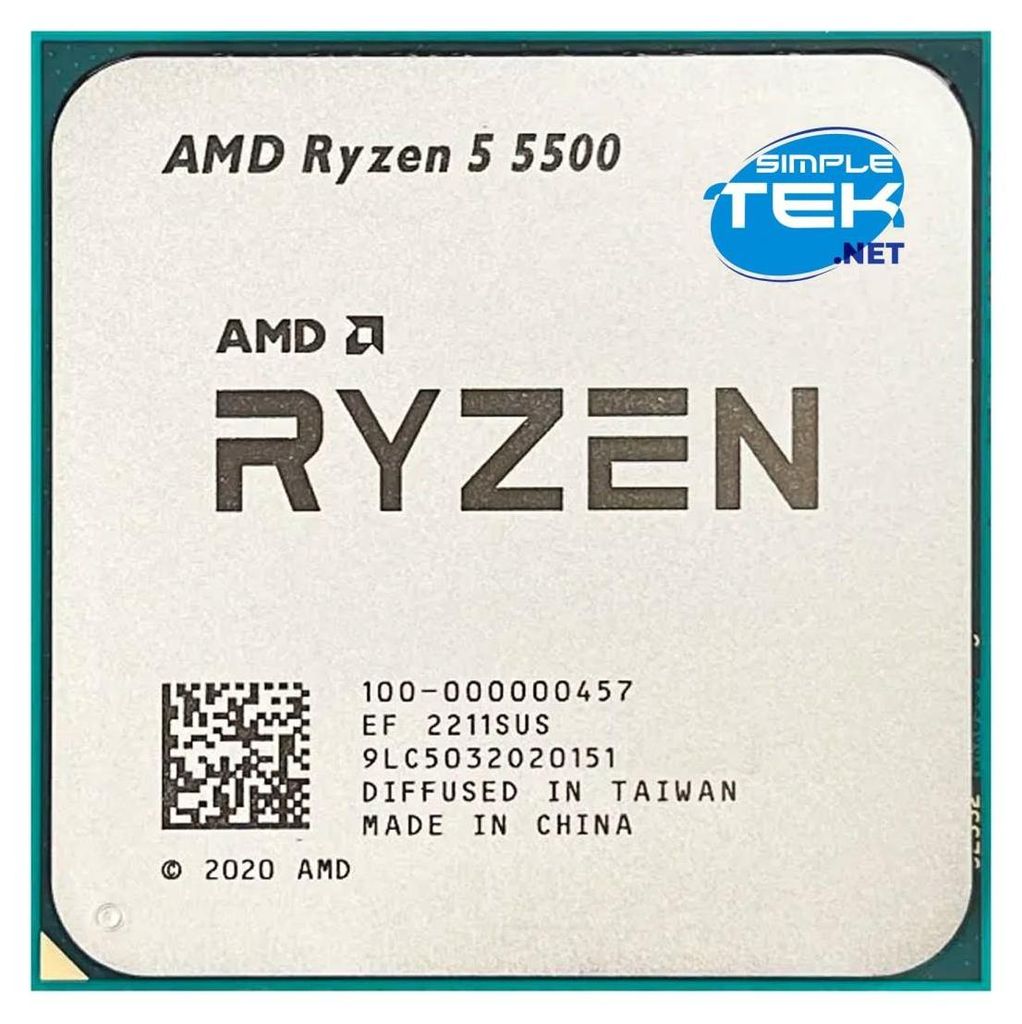 Amd Ryzen 5 5500 Am4 Processore Cpu Gaming 6c/12t 3,60ghz Immagine del prodotto 