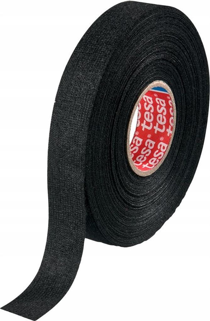 Tesa PET-Gewebe-Isolierband für Kabel 25m x 19mm