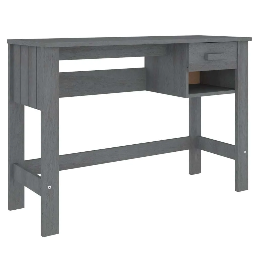 Scrivania Minimal HAMAR 110x40x75 cm - Pino Massiccio Grigio