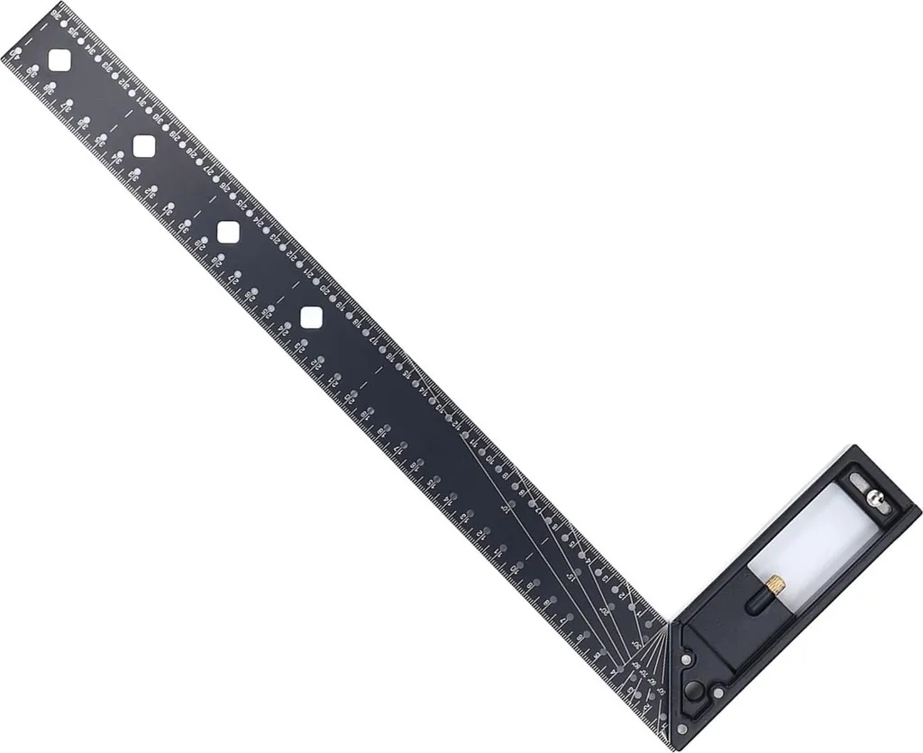 Outil de traçage bois : règle angles multiples 40 cm pour menuiserie - 8