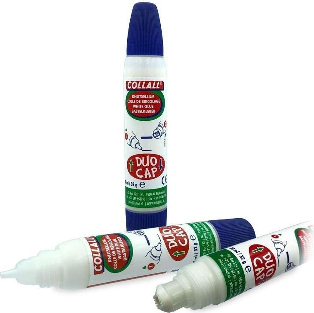 Collall | Bastelkleber Klebepen Weiss 30ml