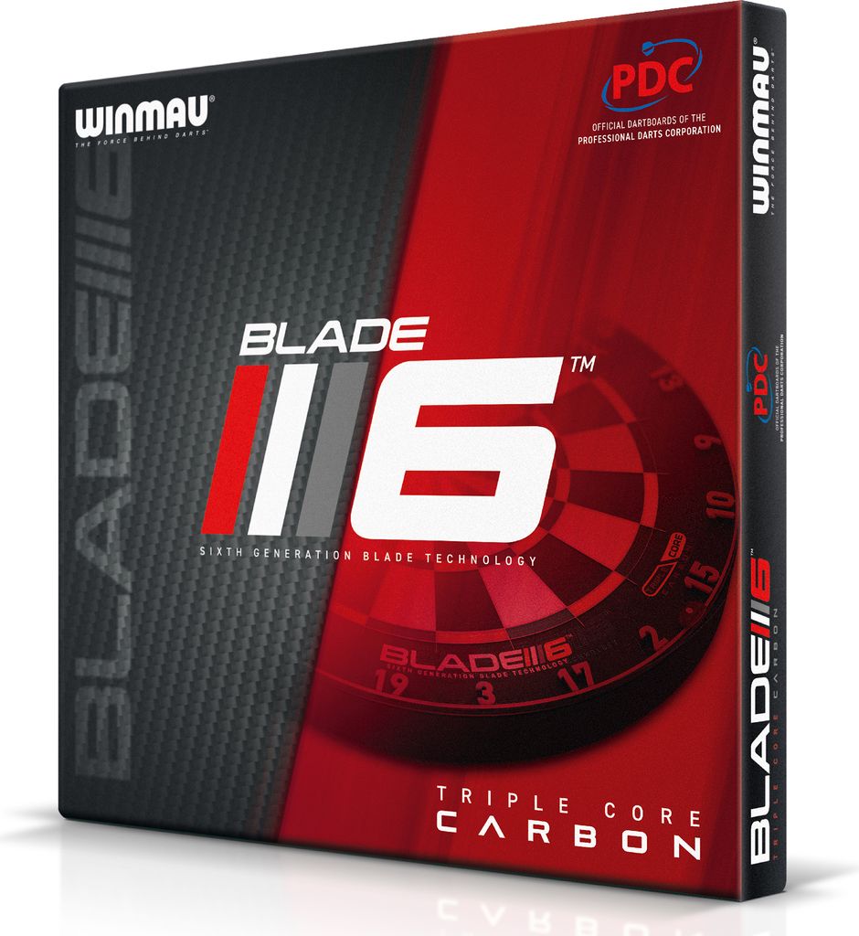 Dartboard Winmau Blade 6 Triple Core Carbon 3032 Produktbild 