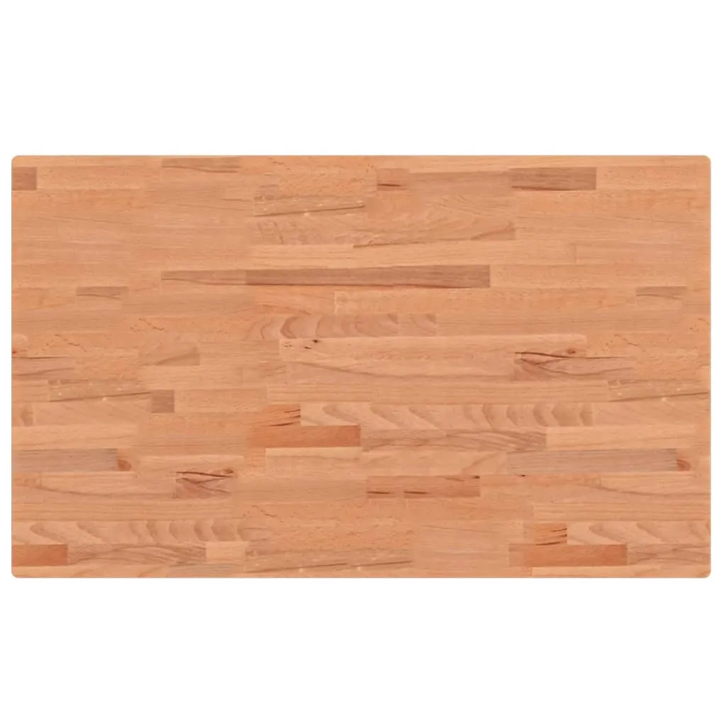 Piano Tavolo 100x60x2,5 cm in Faggio Massiccio | Qualità Artigianale