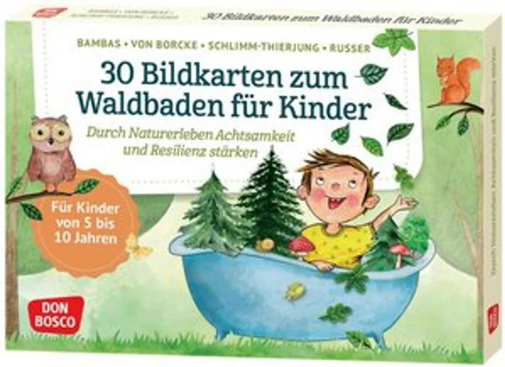 Cartes bain de forêt enfants 30 suggestions bien-être illustrées