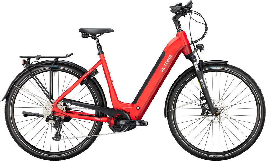 VICTORIA Elektro-Trekkingrad "TRESALO 14" (#1), Wave, 28", fuego red matt, 1x...