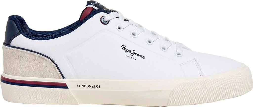 Pepe Jeans Kenton Campus Sportschuhe Weiß EU 40 Herren Weiß EU 40