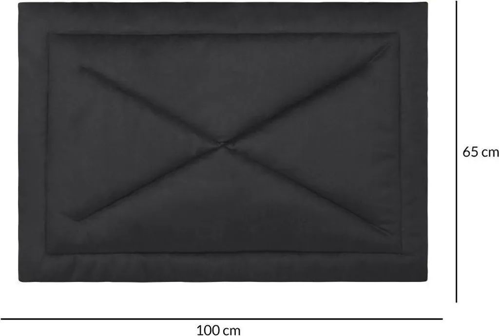 Domarex Charlie Velvet Nero 65x100 | Il Tappeto per Cani più Morbido