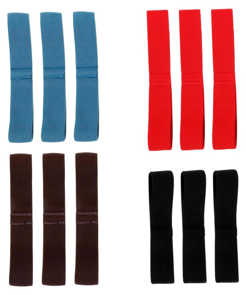 Elastische Bento-Kasten Gurte aus Nylon, 12 Stück, Universelle Befestigungsbänder für Lunchboxen, Praktische wiederverwendbare Zubehörteile fü...