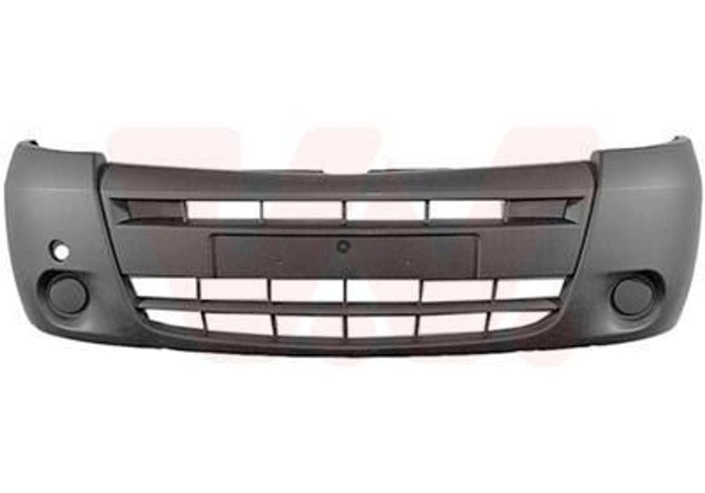 VAN WEZEL Stoßstange Stoßfänger für RENAULT MASTER II Kasten (FD) Grau 4387570