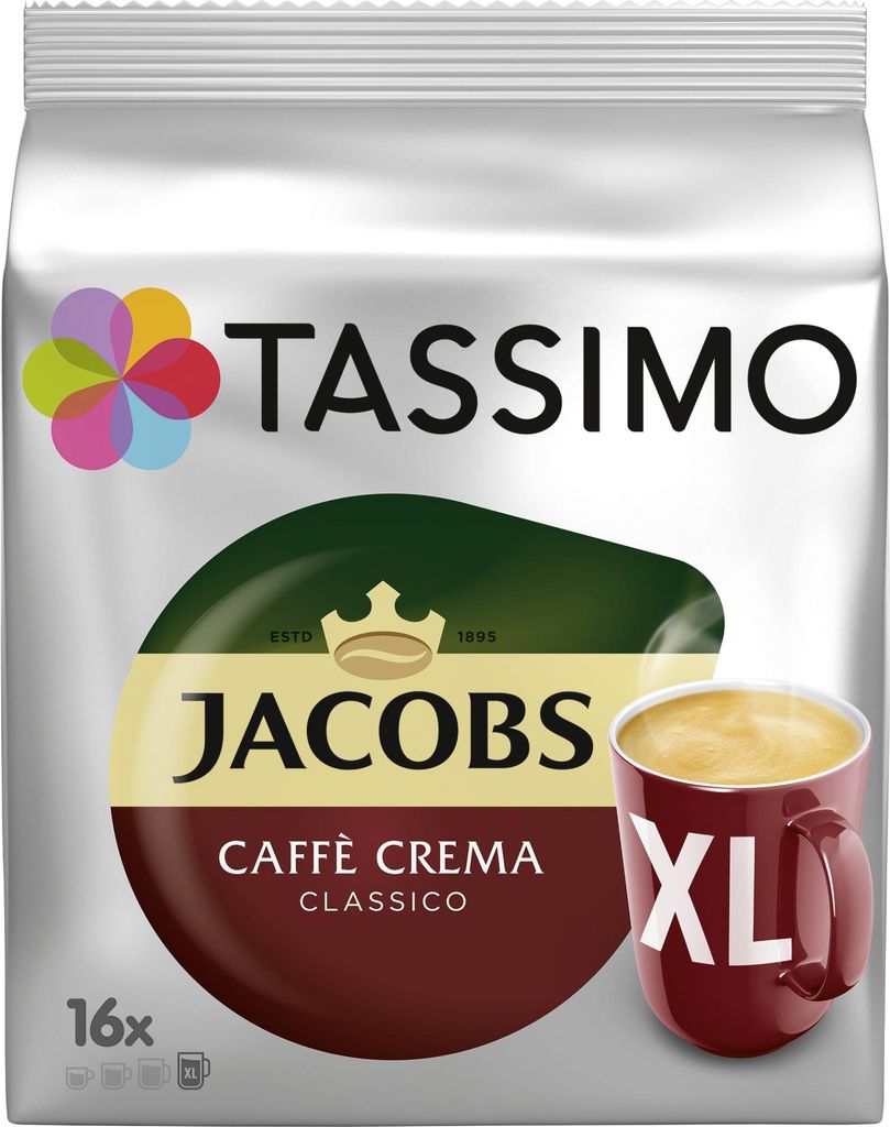 Tassimo Jacobs Caffè Crema Classico XL | 16 dischi T, Immagine del prodotto 