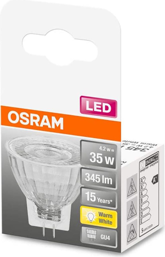 Osram STAR LED žárovka Teplá bílá 2700 K 4 W GU4 F Obrázek produktu 