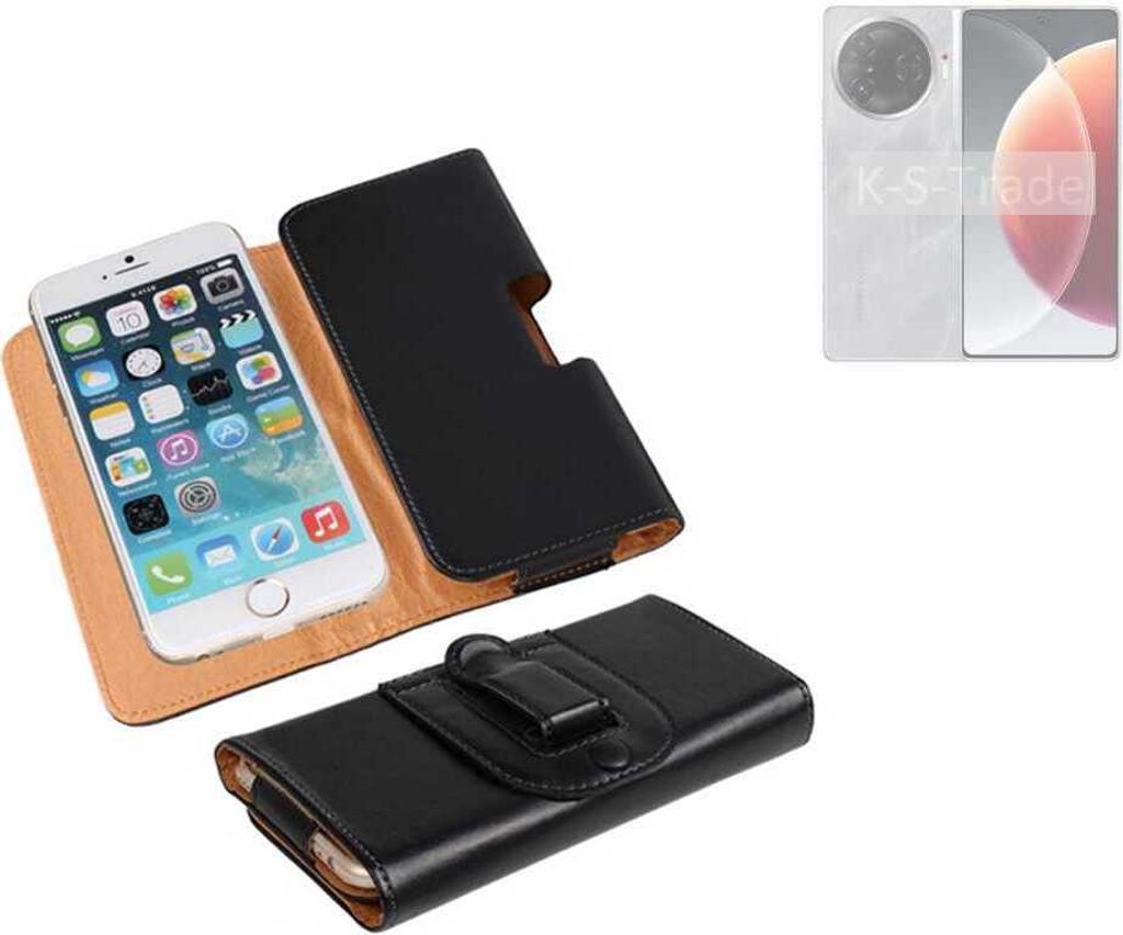 K-S-Trade Schützhülle Handyhülle kompatibel mit Tecno Camon 30 Pro 5G Holster Gürtel Tasche Schutzhülle Handy-Tasche Smartphone Case Seitentasche