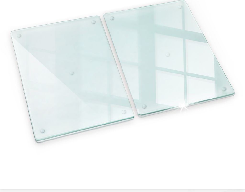 Transparent Abdeckplatte - Spritzschutz aus Glas Küchenrückwand – 2x40x52 – Farblose Wandschutz