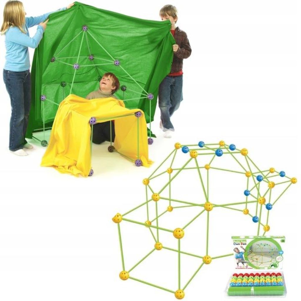 Set Creativo Fuerte 3D Para Niños 87 Piezas Para Construir Imagen del producto 