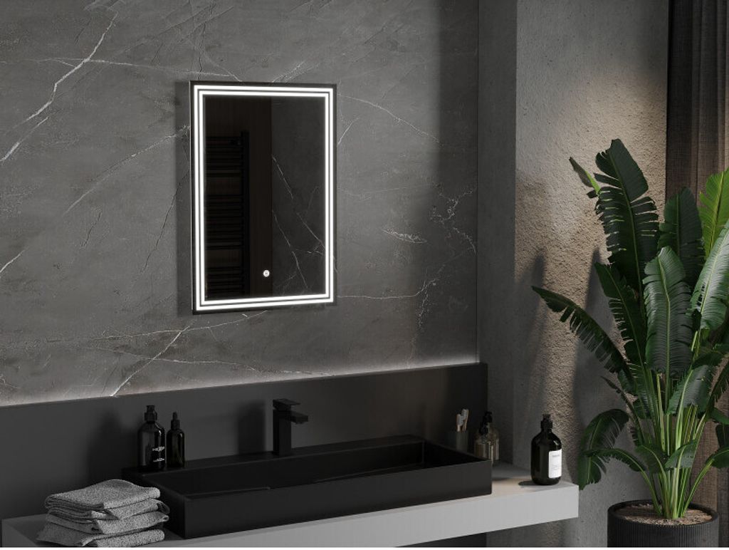 Mexen Taco podsvícené koupelnové zrcadlo 50 x 70 cm, LED Obrázek produktu 2