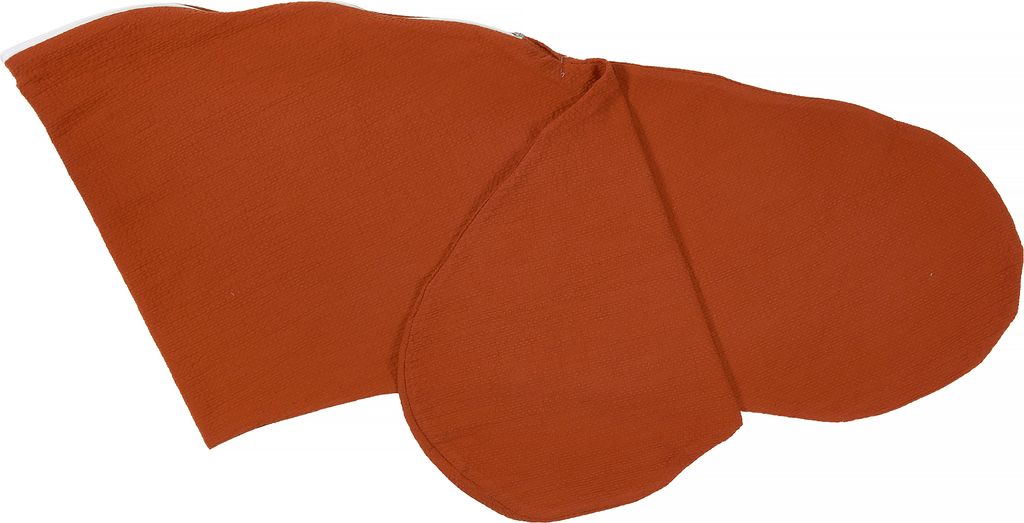 KraftKids Stillkissenbezug Doppelkrepp Rot Herbstrot