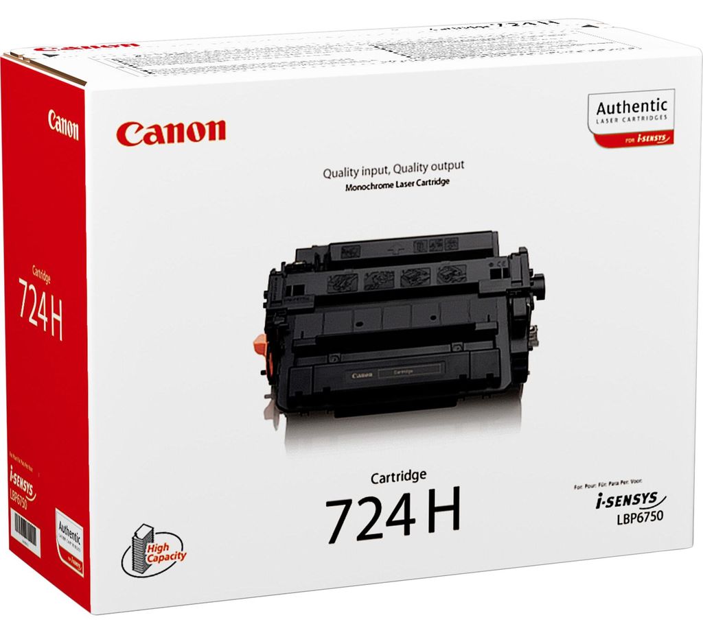 Canon CRG-724H - Nero - originale - Cartuccia di toner - Immagine del prodotto 