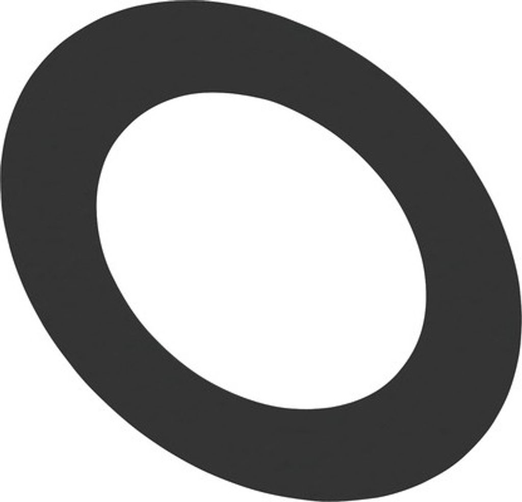 Wandrosette Jeremias Iso-Line 55mm Ø150mm schwarz für doppelwandiges Abgasrohr