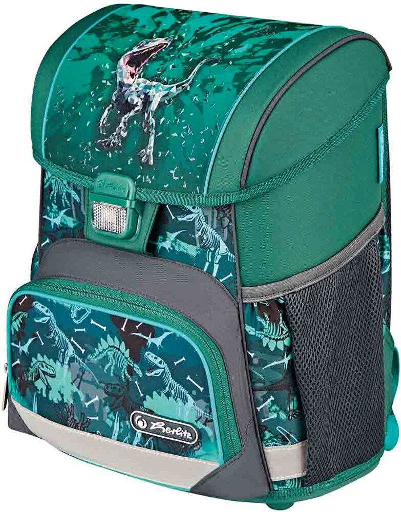 Herlitz Schulranzen Set Loop Plus Green Rex 5-teilig