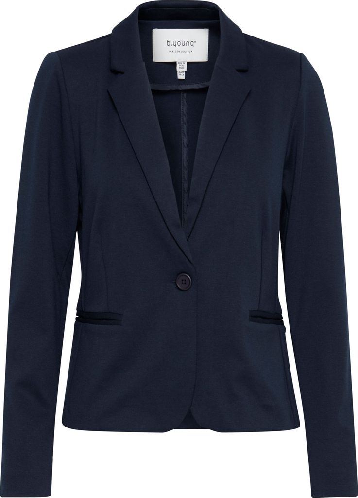 b.young BYRizetta Damen Blazer Jackenblazer Anzugsblazer mit Stretch Reverskragen 1-Knopf-Form Paspeltaschen Slim fit