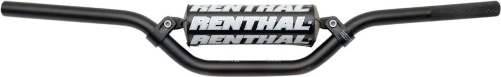 Guidon Renthal 825 Noir 22.2mm : Anti-Vibrations pour KTM 50SX 12-13