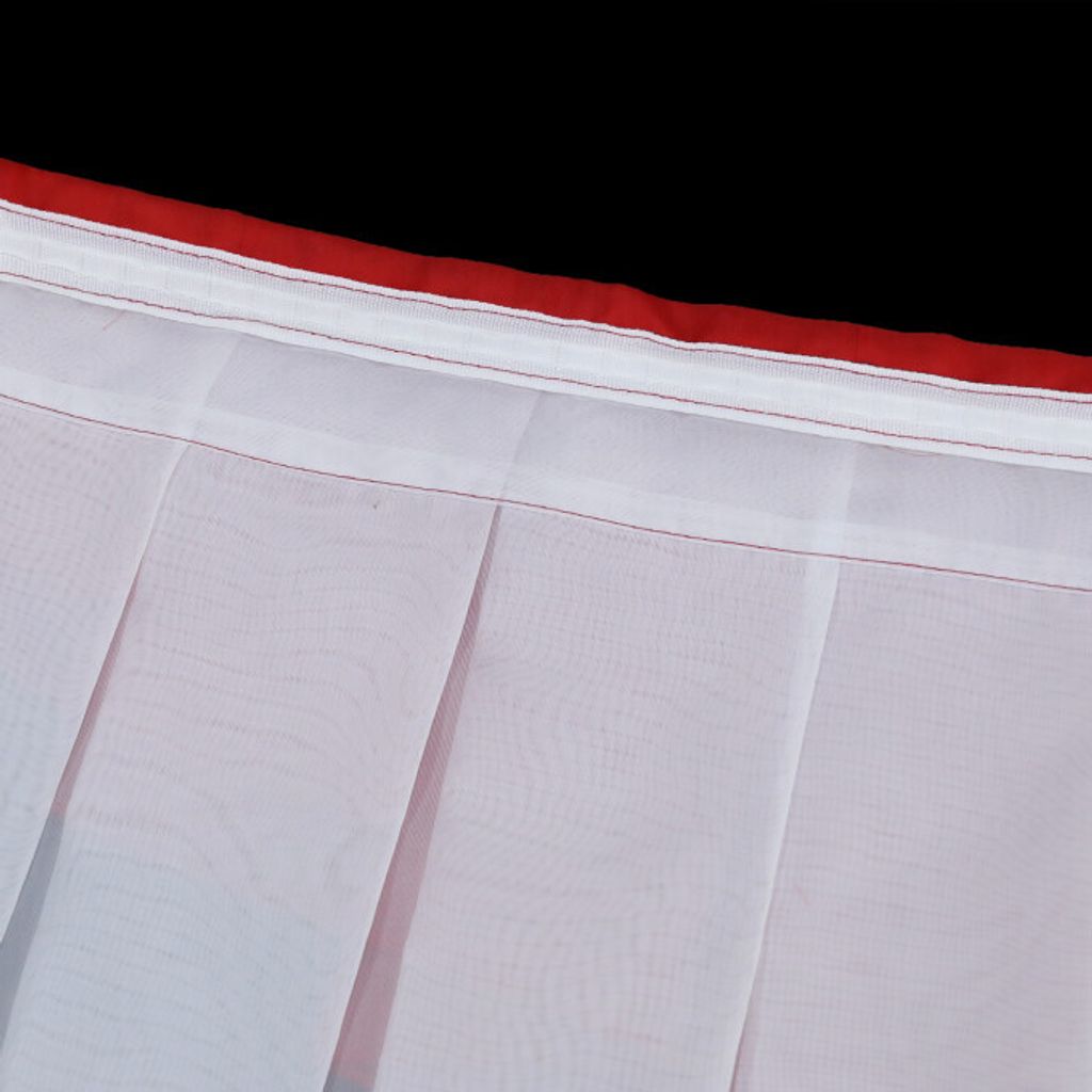 Delien Scheibengardine mit Tunnelzug Voile Gardinen Küche Produktbild 6
