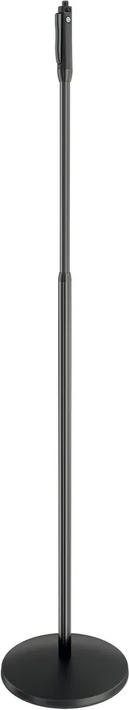 Support micro K&M 26200 Elegance avec base ronde et réglage une main noir