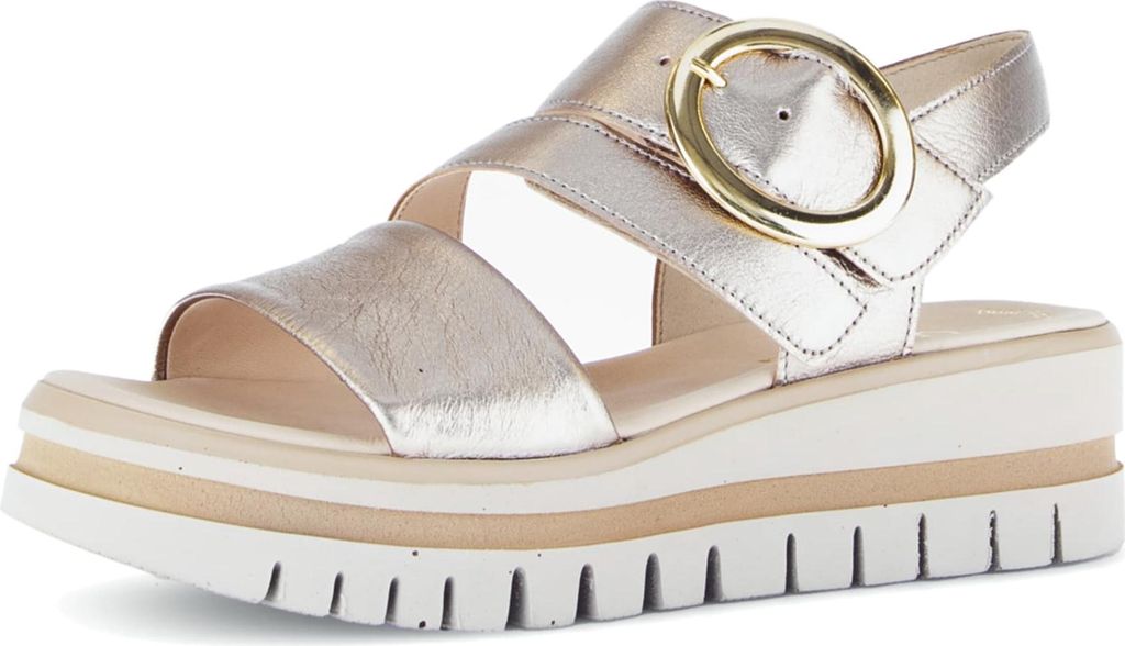 Gabor Plateau Sandaletten Damen 31393931333537 Gold 38 EU