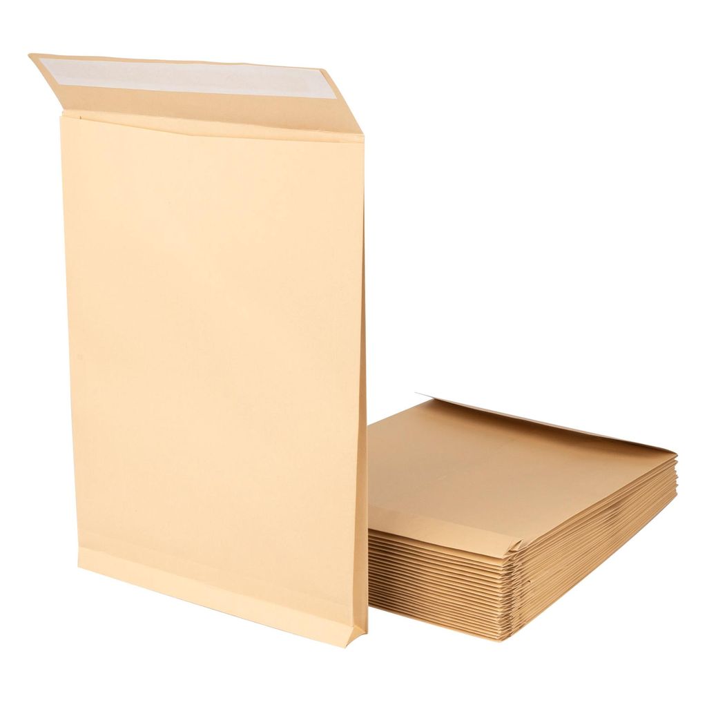 25 pièces - pochette pliable E4 avec pli de fond de 4 cm - Image du produit 