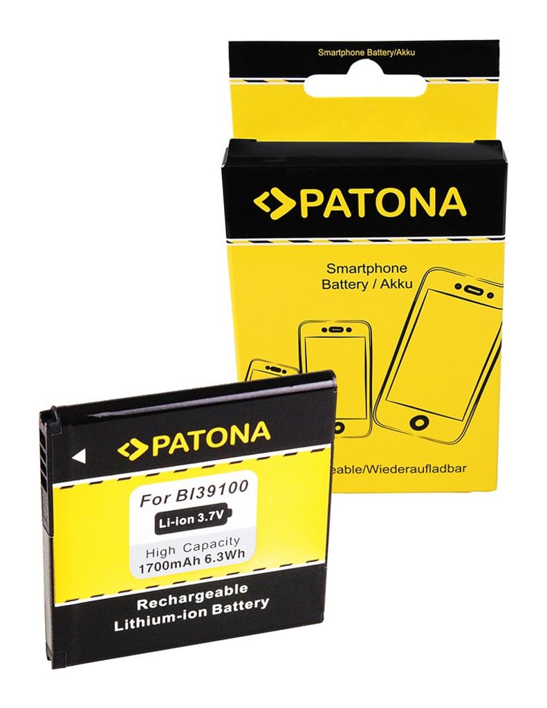 PATONA Akku für HTC BI39100 Sensation XL BI39100 Bass Bliss Bunyip Eternity