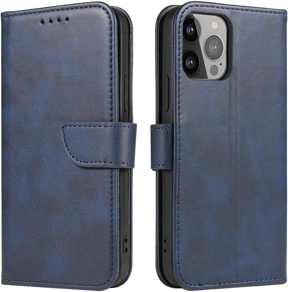 Magnethülle Für Samsung S24 Plus Mit Klappe Und Brieftasche - Blau