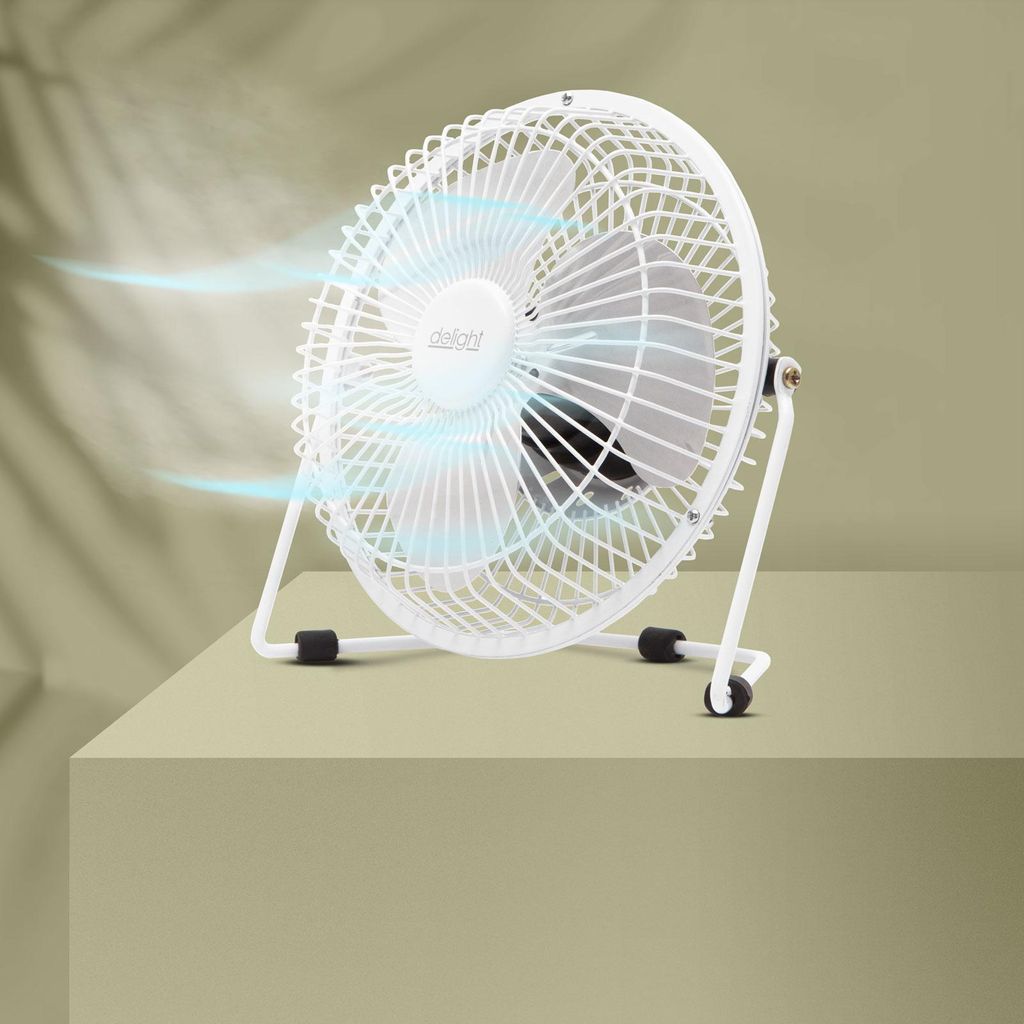 USB mini ventilátor – stolní ventilátor s otočnou hlavou o Obrázek produktu 