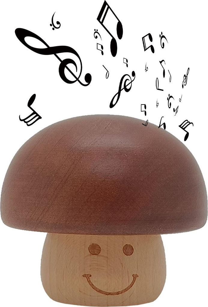 Spieluhr Holz Pilz Form Spieluhr Niedlich Kreativ Dekorationen Geburtstag Valentinstag Weihnachten Erntedankfest Feiertag Geschenke für Männer Fr...