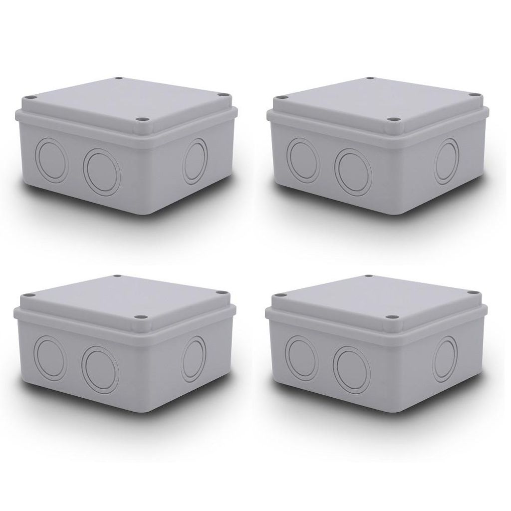 4x ARLI Abzweigdose 100x100x50 mm IP54 Feuchtraumdose Produktbild 
