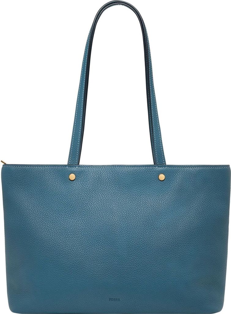 FOSSIL sac à épaule Jessie Top Zip Tote Drizzle bleu Image du produit 
