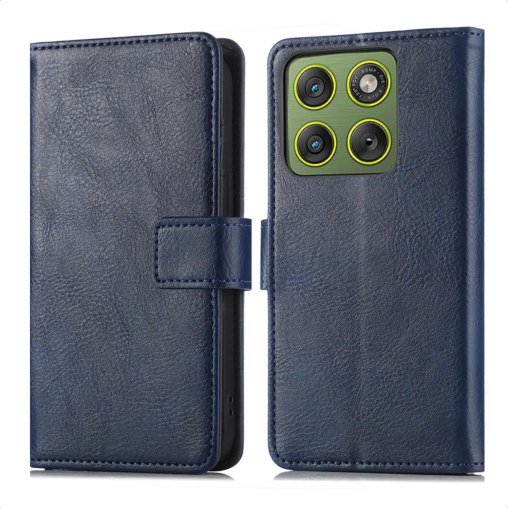 imoshion Custodia a Libro Motorola Edge 70 Blu Scuro - Vera Protezione