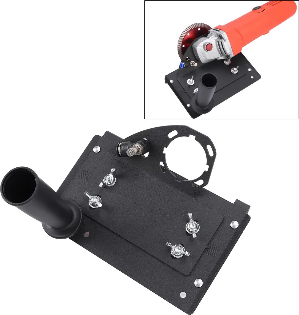 Guide de chanfreinage 45° pour meuleuse d'angle en fer avec buse d'eau - 11